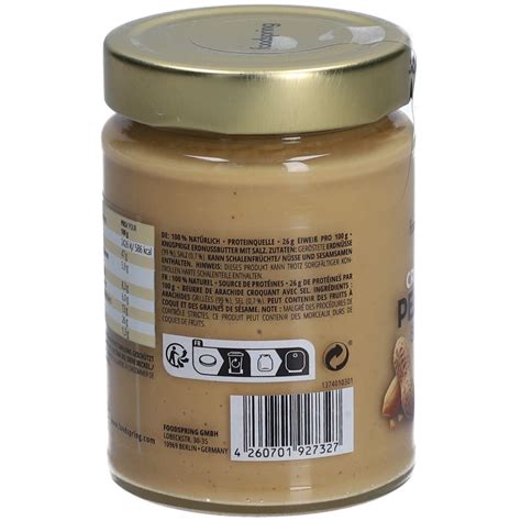 Foodspring CRUNCHY PEANUT BUTTER SALTY 300 G Redcare Apotheke