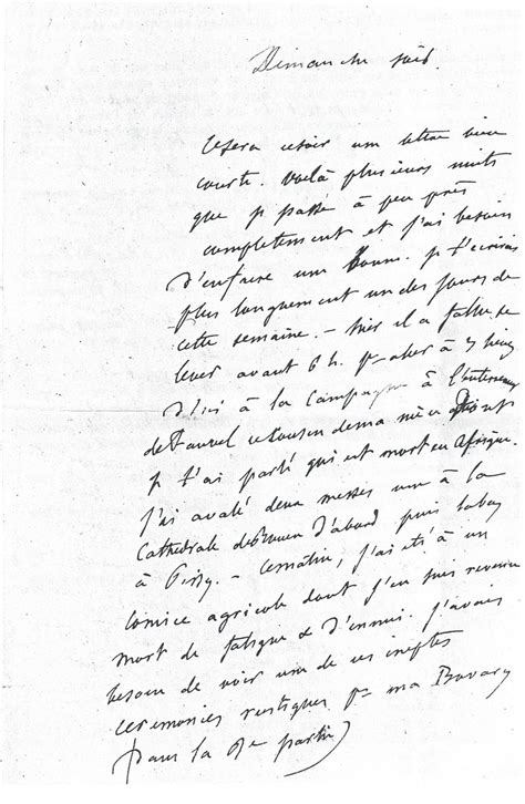 18 juillet 1852 de Gustave Flaubert à Louise Colet Centre Gustave