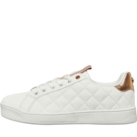 Buy Elle Sport Womens Quilted Trainers White