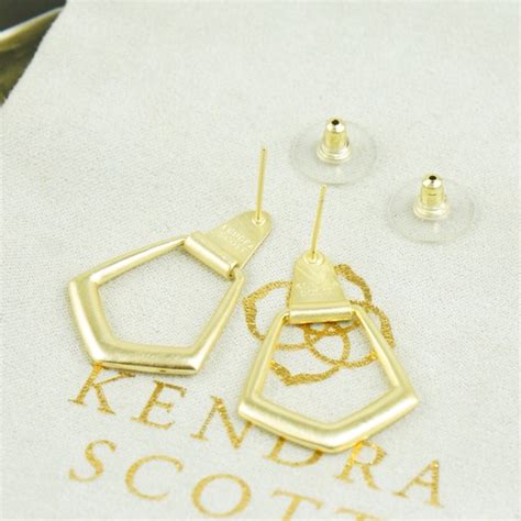 Kendra Scott Jewelry Kendra Scott Paxton Earrings Gold Poshmark