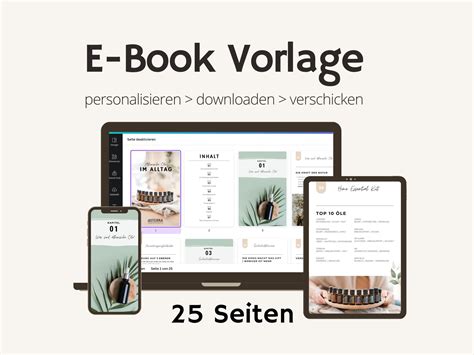 doTERRA Berater Canva E Book Design Vorlage für Neukunden