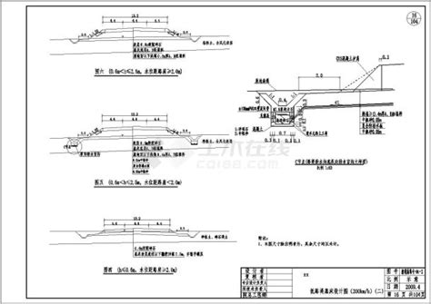 200km h铁路工程低路堤基床设计图 市政附属施工设计施工图 土木在线