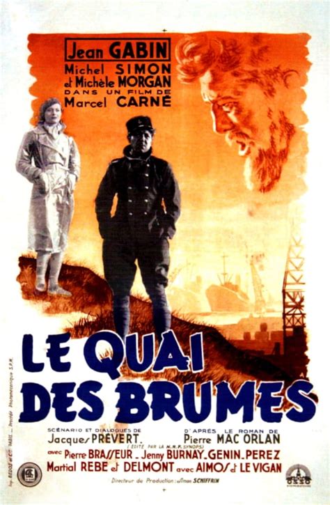 Port Of Shadows Aka Le Quai Des Brumes French Poster Art From Left