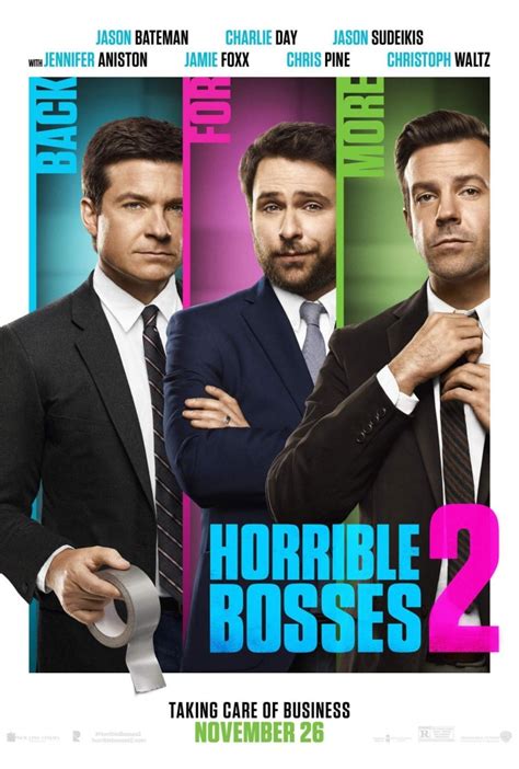 Movie Review: Horrible Bosses 2 - Reel Life With Jane