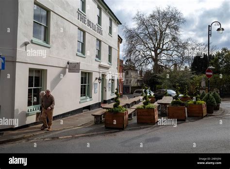 The Bull Inn Market Hill Woodbridge Suffolk Uk Stock Photo Alamy