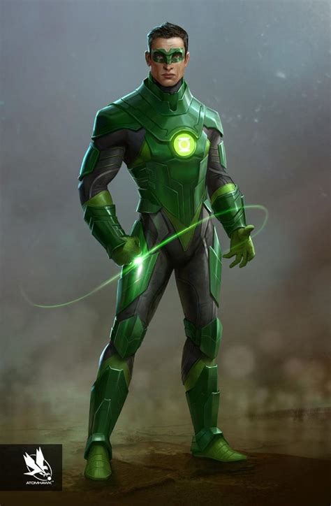 [Fan art] Green lantern by Atomhawk. : r/DCcomics