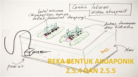 Contoh Lakaran Reka Bentuk Sistem Akuaponik Reka Bentuk Akuaponik