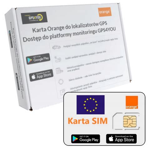 Karta Sim Orange Do Lokalizatora Gps Dost P Do Serwera Monitoringu