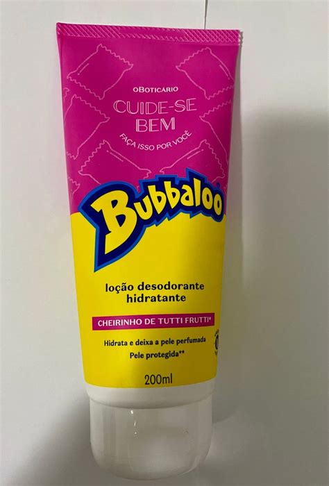 Loção Desodorante Hidratante Corporal Cuide se Bem Bubbaloo Tutti