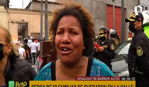 Barrios Altos Al Menos Familias Se Quedan En