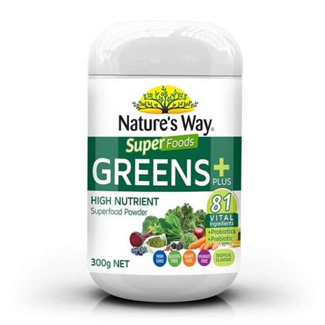 Buy Natures Way Super Green Plus Powder 300g Online Pharmacy Direct