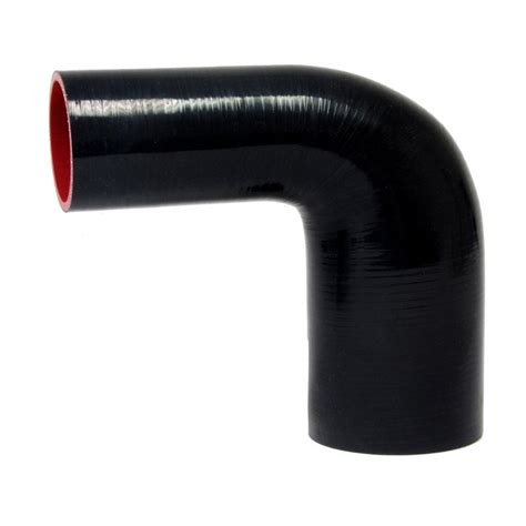 Hps 2 12 3 25 Black Silicone 90 Degree Elbow Reducer Hose High Temp Reinforced Hps