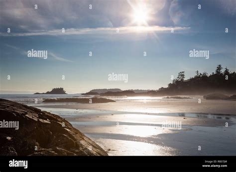 Sunset At Chesterman Beach Pacific Rim National Park Reserve