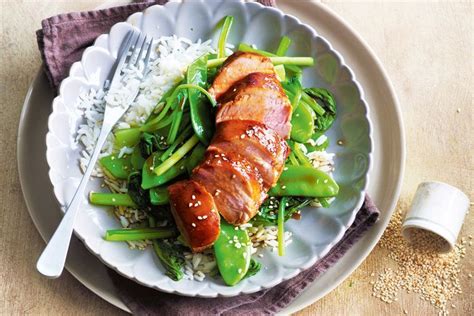 Hoisin Pork With Chinese Greens Recipes Delicious Au