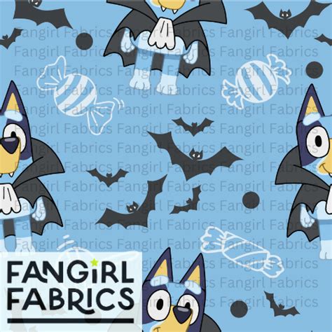 Vampire Bluey Halloween Bats — Fangirl Fabrics