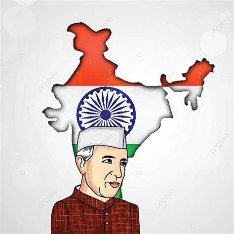 Jawaharlal Nehru Jayanti Background Map Jayanti First Vector Map