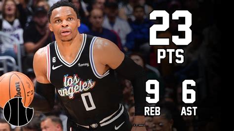 Russell Westbrook Highlights Clippers Vs Nets 21st Jan 2024 Youtube