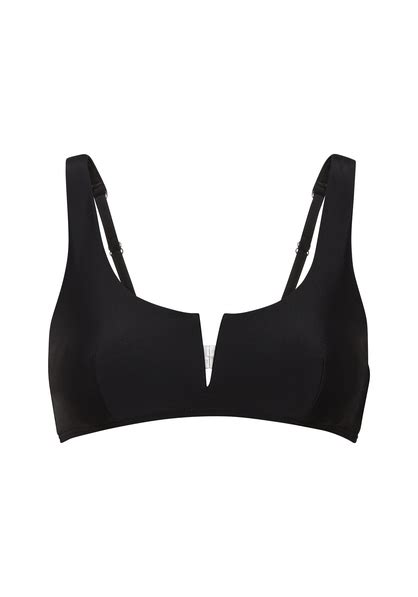 LSCN By LASCANA Bustier Bikini Top Gina Schwarz Cup A 32