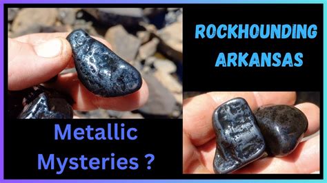 Rockhounding Arkansas What Are These Metallic Stones We Found Se