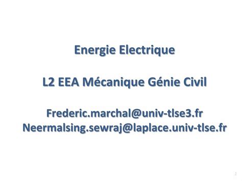 Pdf Energie Electrique L Eea M Canique G Nie Civill Eea Meca Gc Ups