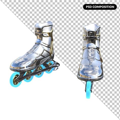 Premium Psd Roller Skates Isolated D Rendering