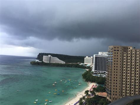 View From The 16th Floor At Dusit Thani Guam Hotel Island Life