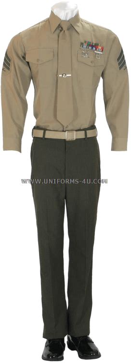 USMC ENLISTED SERVICE DRESS UNIFORM