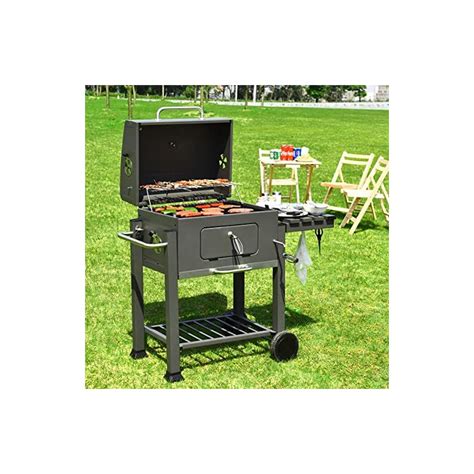 GIANTEX BBQ Charcoal Grill Portable Barbecue Grill For Lawn Picnic