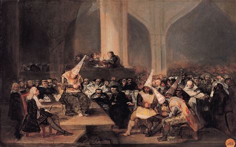 The Inquisition Tribunal By Francisco De Goya