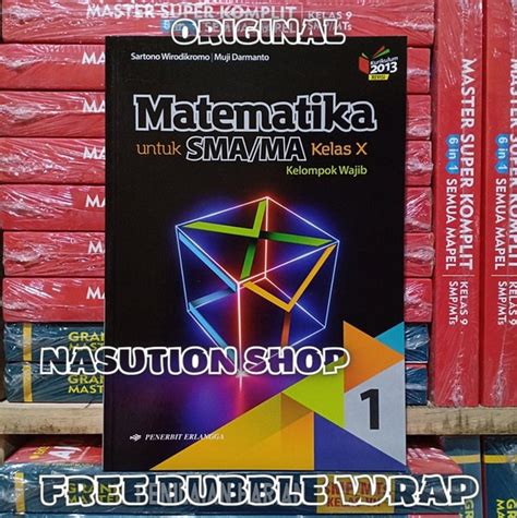 Jual Buku Matematika XYZ Kelas 1 X 10 SMA K13 Revisi Wajib Erlangga