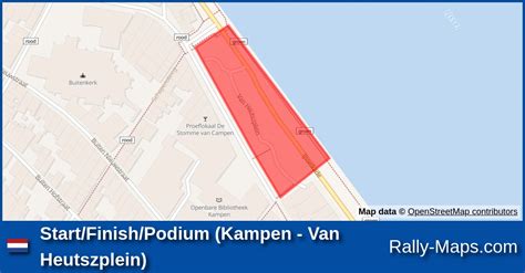 Start Finish Podium Kampen Van Heutszplein Stage Map Zuiderzee