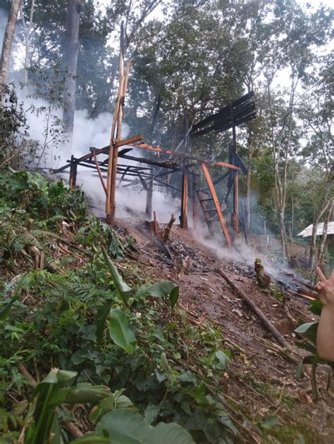 Itapema incêndio consome barraco de madeira em área de invasão