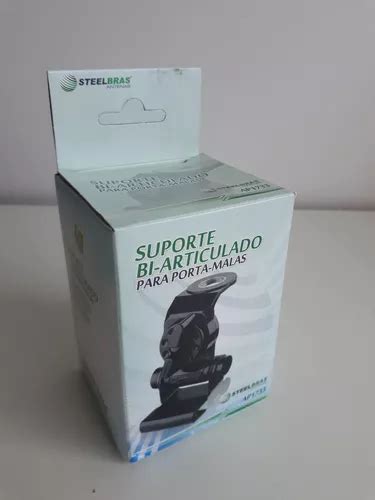 Suporte Bi Articulado Para Porta Malas Preto Steelbras R 135 Em