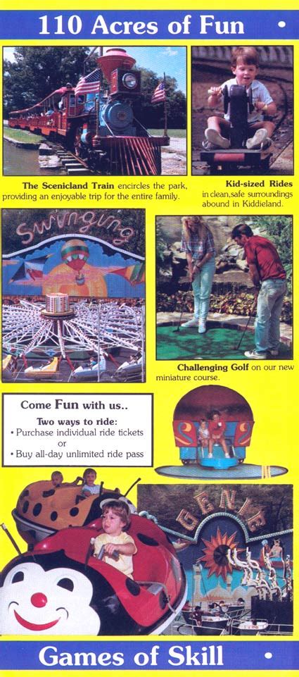 Lake Winnepesaukah Map and Brochure (1990 - 2023) | ThemeParkBrochures.net