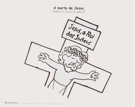 Jesus Morte E Ressurrei O Desenhos E Atividades