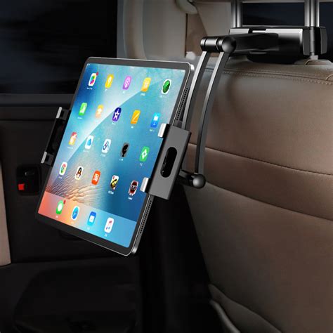 Rock Back Seat Car Headrest Mount Extendable Arm Ipad Holder