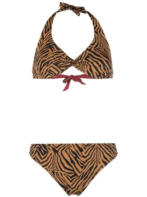 Buy FISICO Zebra Print Bikini Set At 63 Off Editorialist