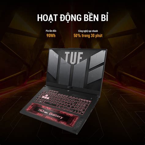 Laptop Asus Tuf Gaming A15 Fa507nu Lp034w Ryzen 7 7735hs Rtx 4050 6g Máy Tính Biên Hòa