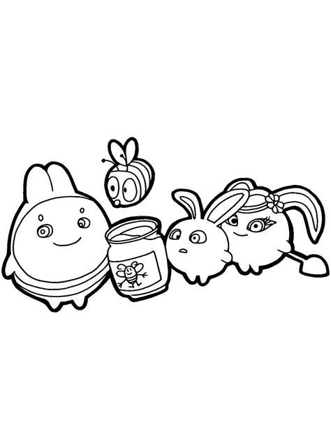 Sunny Bunnies coloring pages