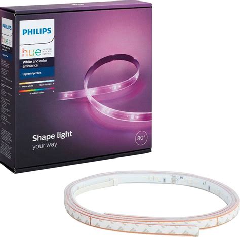 Philips Hue Lightstrip Plus Dimmable LED Smart Light Multi 800276