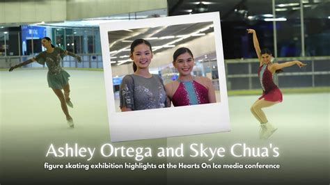 Hearts On Ice Ashley Ortega And Skye Chua S Figure Skating Exhibition