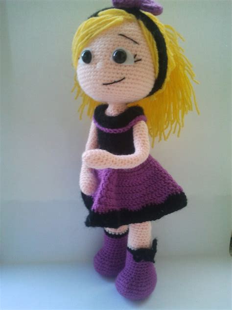 Crochet Doll Crochet Blonde Doll Art Doll Art Dolls Present For