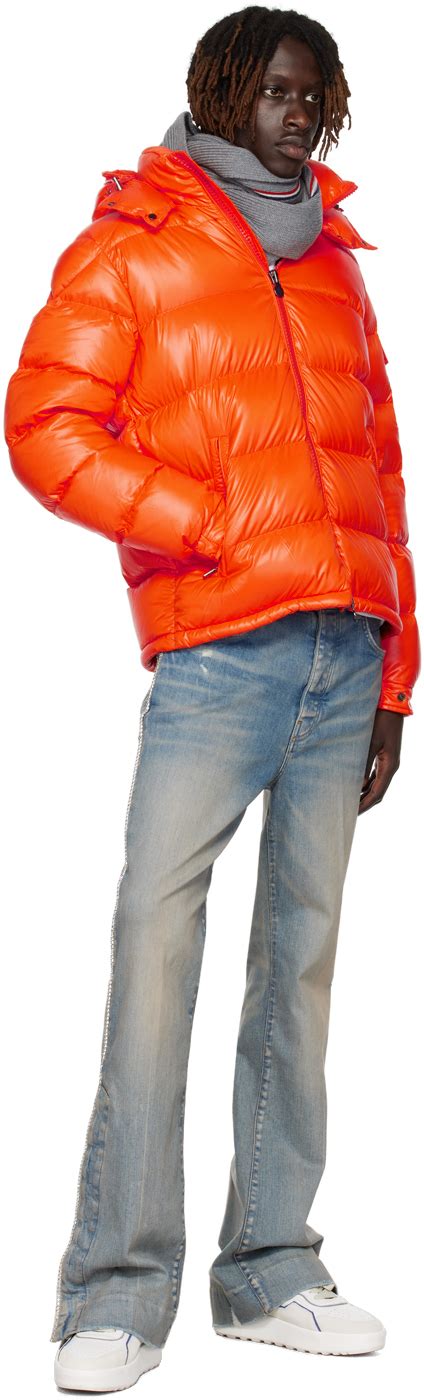 Moncler Orange Maya Down Jacket Moncler