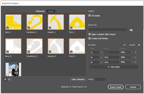 Illustrator Export Script