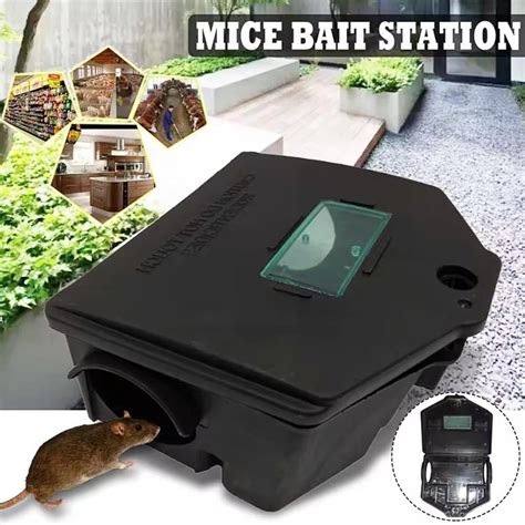 Shaperme Ratkil Rat Bait Box Large Rat Mouse Bait Station For