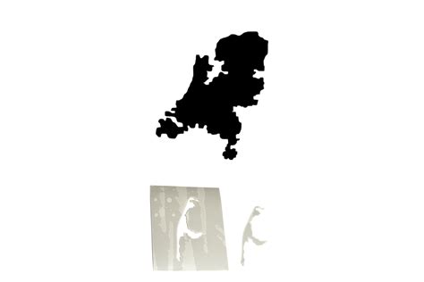 Netherlands Stencil Film Country Outline Outline Netherlands Stencil