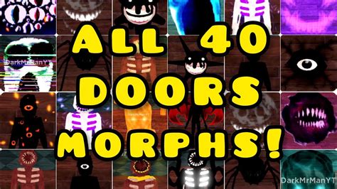 All How To Get All Doors Morphs In Find The Doors Morphs