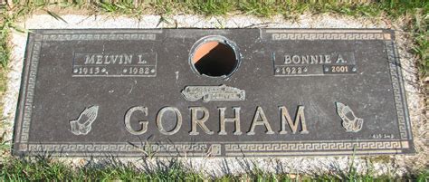 Bonnie Anna Josephine Graybeal Gorham 1922 2001 Find A Grave Memorial