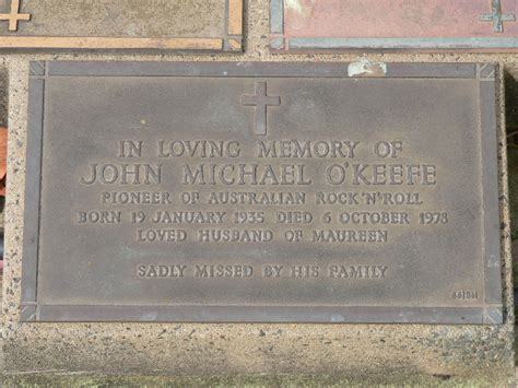 Johnny O Keefe Find A Grave Memorial