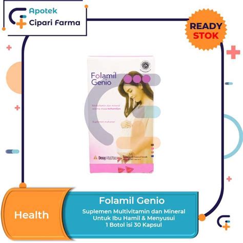 Promo Folamil Genio Multivitamin Ibu Hamil Mengandung DHA Isi 30 Kapsul